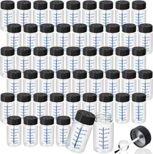 60 Pcs Touch up Paint Bottles with Brush and Lid Empty Touch up Bottle with Mixi