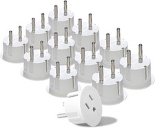 American USA to European Plug Adapter   Type E/F Schuko Plug Adapter - Use in Ge