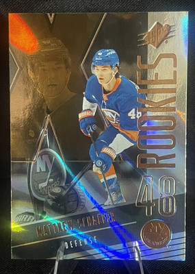 2025-26 Matthew Schaefer Upper Deck SPx Base Rookie RC #109 New York Islanders