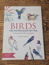 BIRDS Watercolor Art Pad for me: 15 beautiful artworks for you to paint by Emma.