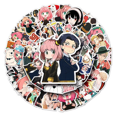 50x SPY×FAMILY Sticker Label Aufkleber Anime Stickers Manga Japan Tatsuya Endō