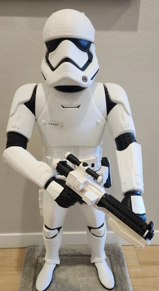 First Order Stormtrooper Battle Buddy 48" Star Wars Disney Jakks - WORKS - Image 2 of 4