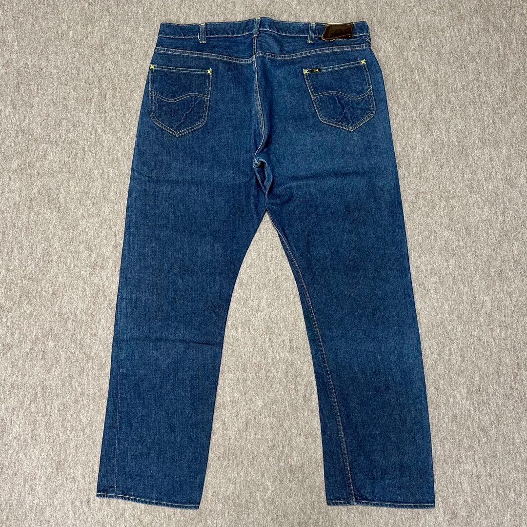 Lee 60s Vtg Denim Pants Jeans 101Z Side Black Tag Leather Patch Men's Bottom image 3