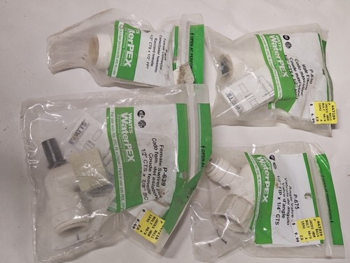 Lot Of 30 Nos Watts Push Fit WaterPex 1/2" - Pex/CPVC/ Elbows Tees B4 - Picture 7 of 9
