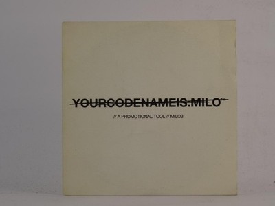 YOUR CODE NAME IS:MILO I AM CONNECTING FLIGHT (E63) 4 Track Promo CD Single incl