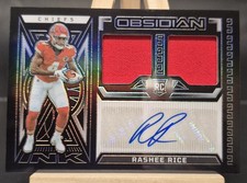 2023 Panini Obsidian RASHEE RICE Rookie Jersey Ink Dual Patch Auto RC /199🔥🔥