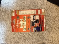 Kellogg's Frosted Mini-Wheats Box Dale Earnhardt/Jeff Gordon 1995 - FLAT