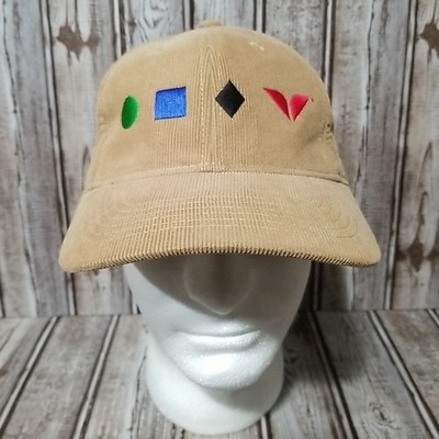 Snowbird Ski Resort Strapback Corduroy Hat Adjustable Cap Brown Embroidered