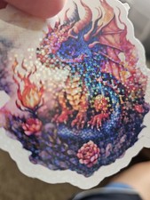 Cute Winged Dragons Stickers