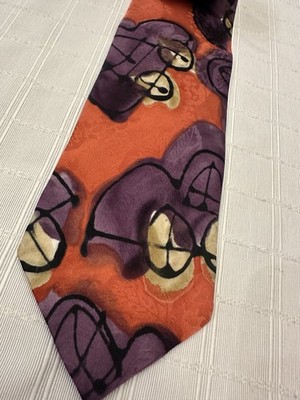 Robert Daskai Aoko! Signed Purple Car Orange Tie