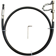 50mm Plastic Drain Snake for Unclogging Sinks Floors with Drill Powered Support