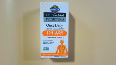 Garden of Life Dr. Formulated Probiotics 30 Billion 30 Veg Caps Exp 08/27