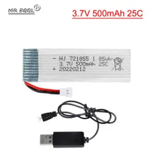 500mAh 3.7V LiPo battery for JJRC H37 JXD 523 wltoys V966 V977 V930 Q282 E50 RC
