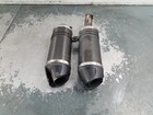2009 09 Ducati Monster 1100S Carbon Fiber Exhaust Muffler Set - * #8115 V4