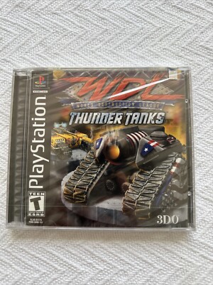World Destruction League: Thunder Tanks (Sony PlayStation 1, 2000) Factory Seal