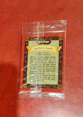 Harry Potter Chocolate Frog Trading Cards The Potter Family 2005