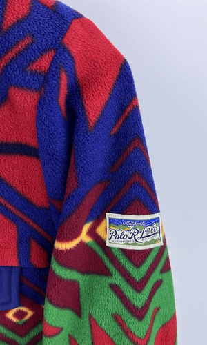 New Polo Ralph Lauren Pullover Fleece Aztec Snowflake Sun Valley Expedition XL - Picture 3 of 6