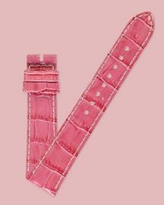 Ecclissi 18mm x 16mm vPink Alligator Grain Leather Strap 22875