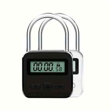 Timer Padlock LCD HD Add Backlight Zinc Alloy 99 Hours Max Timing Electronic