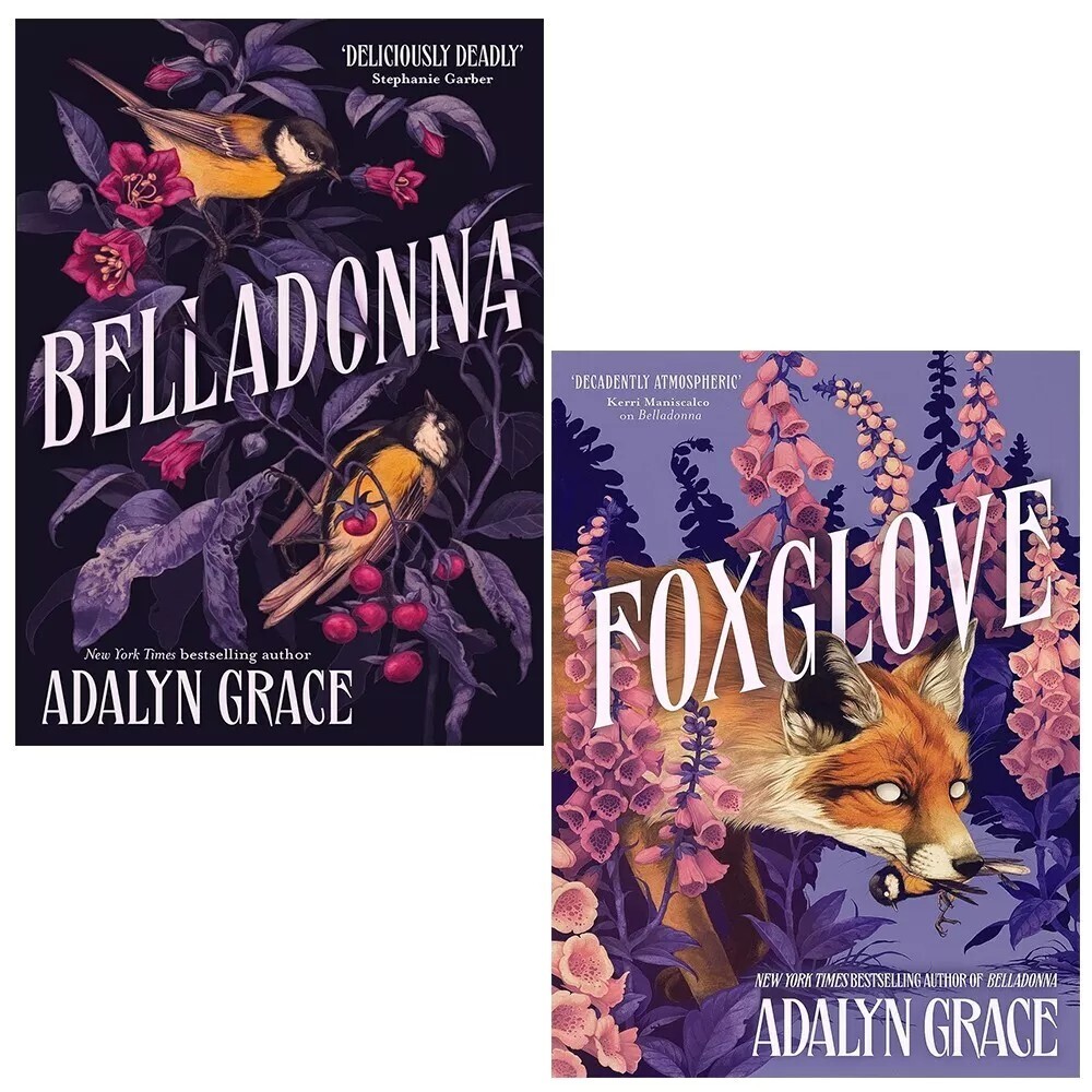 Belladonna Series Collection 2 Books Set by Adalyn Grace Foxglove, Belladonna