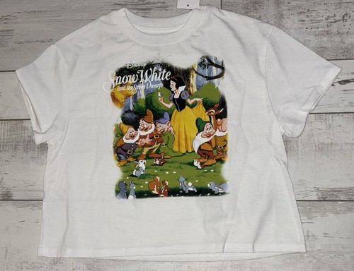 Disney Princess Snow White Shiort Sleeve T-Shirt size L large - White - NEW