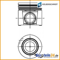 Kolben Kolbenschmidt 41706600 FüR Iveco Daily Vi Kasten