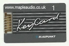 Blaupunkt Madrid RCM105 7 644 776 010 Keycard No 1 - Brand New Genuine Part