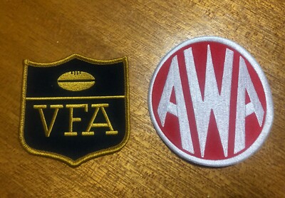 Port Melbourne Football Club AWA jumper sponsor VFA patches