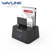 WAVLINK USB 3.0 SATA HDD SSD Docking Station Offline Clone 2.5"/3.5" Hard Drive