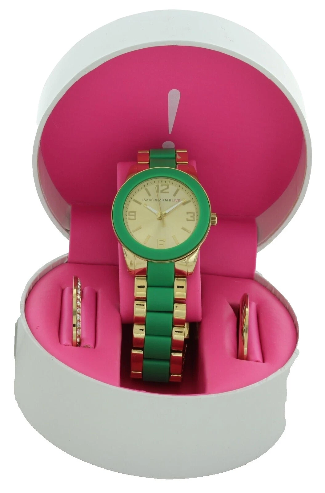 Relógios de pulso Isaac Mizrahi feminina casual