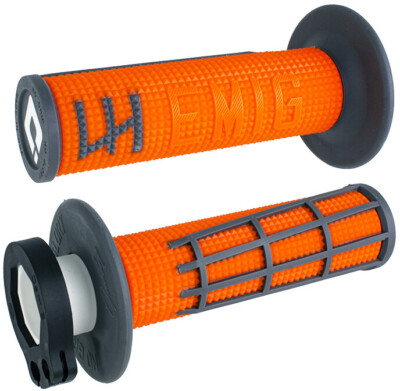 ODI Emig 2.0 - V2 Lock-On Grips Orange/Graphite H36E2OH