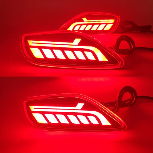 For Kia Seltos 2019 2020 2021 LED Rear Bumper Reflector Light DRL Brake Lamp - Bild 4 von 6