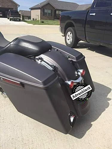 Extensión de guardabarros trasero extendida denim carbón para Harley Touring 09+ Foto 4 de 4