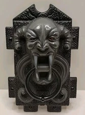 1997 Halloween Gargoyle Door Knocker Paper Magic Group Lights & Sound