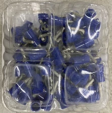 BM 00251 Round Pin Insulated Lug 1.5-2.5mm2/16-14 AWG , Blue, 100 Pc's Per Pkt