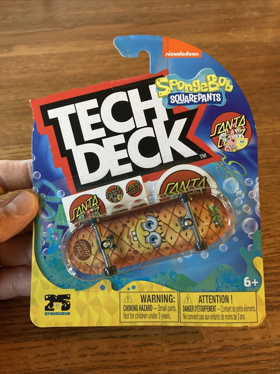 Tech Deck Pineapple 96mm Spongebob Squarepants Santa Cruz Sealed