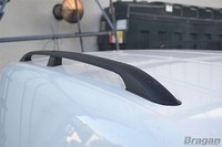 DachträGer Rack Passend FüR Ford Transit Tourneo Connect 02 - 14 Lwb Alu Schwarz
