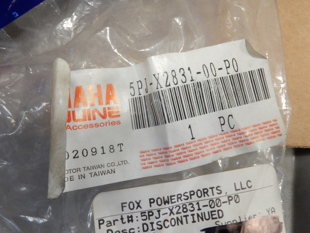 NOS Yamaha Leg Shield #1 2002 YW50 5PJ-X2831-00-P0 | eBay