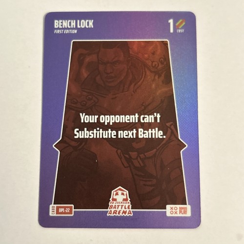 Bo Jackson Battle Arena Bonus Play Foil SSP - BENCH LOCK #BPL-22