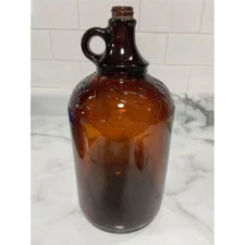 1951-1954 Half Gallon Linco Amber Glass Bottle
