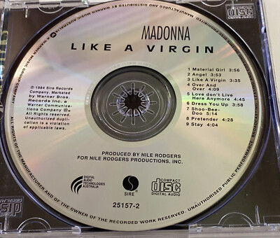 Like A Virgin by Madonna (CD, 1984) Original Masters