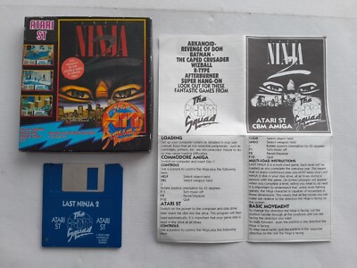 LETZTES NINJA 2 ATARI ST SPIEL VERPACKT
