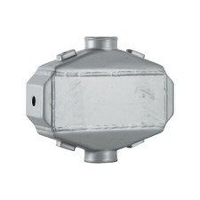 9.25x 9x 3.5 Liquid Water To Air Intercooler Aluminum 2.5air Inletoutlet-