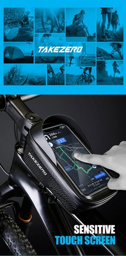 Bolsa rígida para bicicleta de montaña EVA - Bolsa de barra delantera de liberación rápida nueva - Imagen 8 de 13