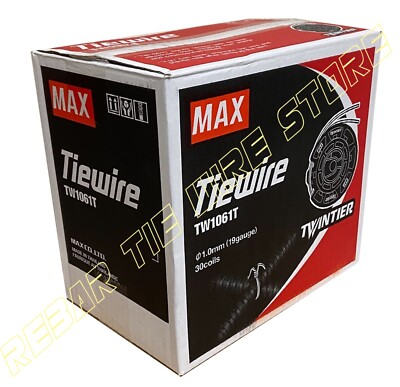 TW1061T MAX REBAR TIEWIRE For RB441T RB611T RB401T-E   - 30 Coils/CASE