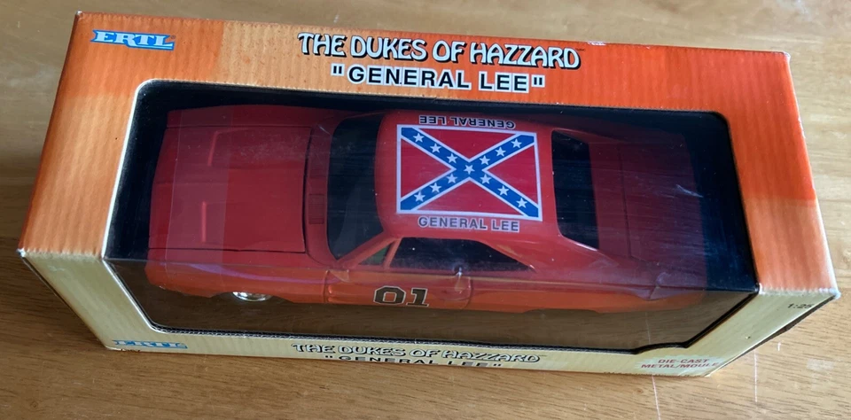 ERTL The Dukes of Hazzard General Lee 1:25 Diecast Dodge Charger Vintage 1998 - Image 3 of 4