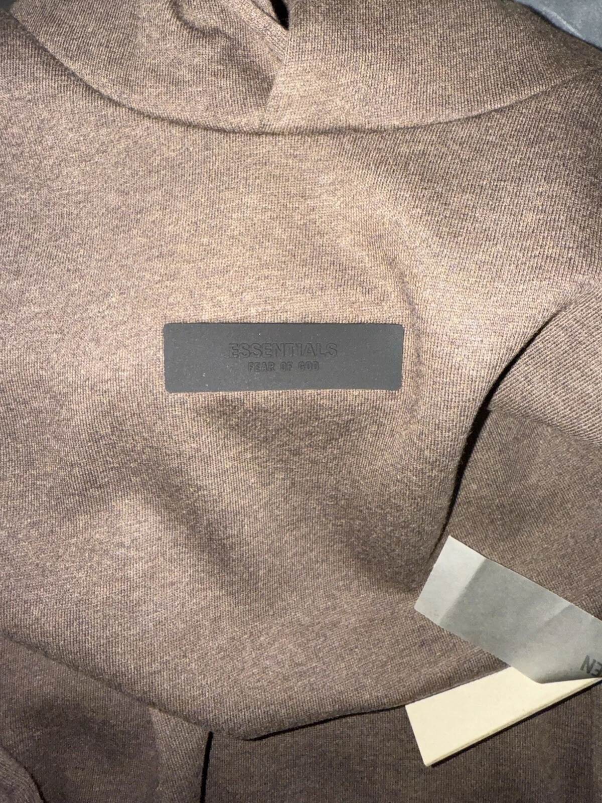 Felpa con cappuccio Essentials Fear Of God Taglia S Legno di erica