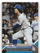 🟦 JAMES OUTMAN Rookie Grand Slam 2023 Topps Now #156 BLUE 47/49 Dodgers RC 📈