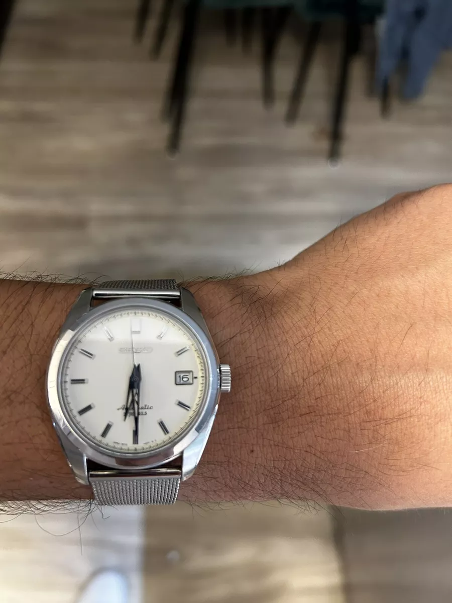 Seiko SARB035 on aftermarket mesh