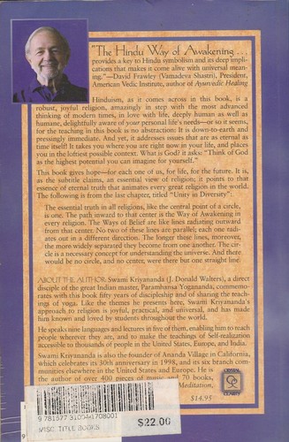 THE HINDU WAY OF AWAKENING: Its Revelation, Its symbols - Picture 2 of 2
